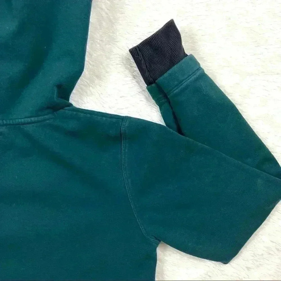 Under Armour Threadborne Green $ Black Pullover Hooded Sweatshirt Size XS - Picture 12 of 15